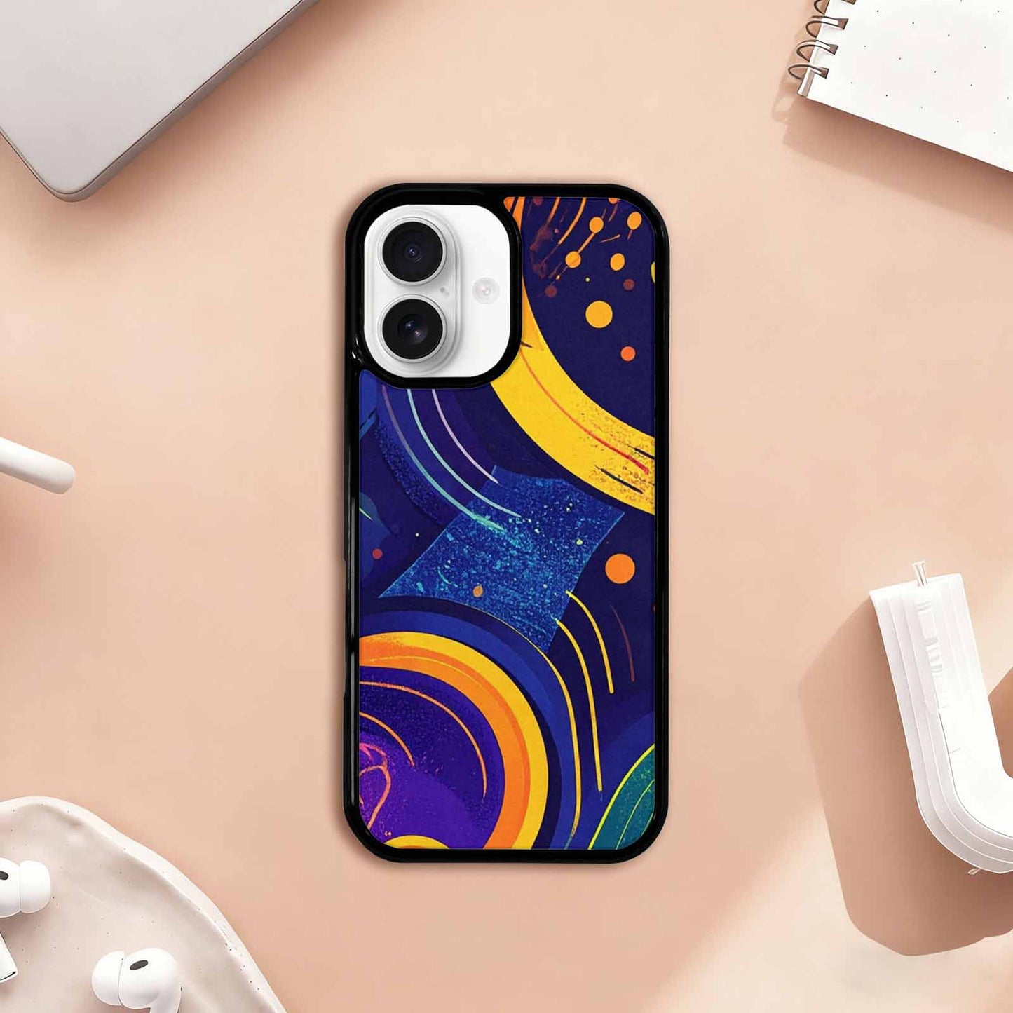 iPhone 17 Case — Disco Cartoon Art Pattern Cartoon Cute, Custom Made Phone Cover
