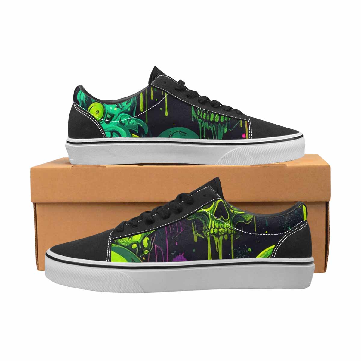 WOMEN'S More Overlapping Ontop Each Lace-Up Canvas Y2K Custom Shoes