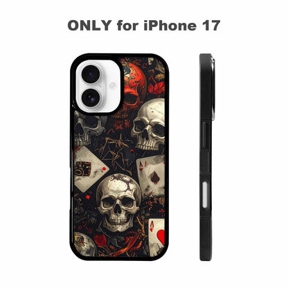 iPhone 17 Case — Skull Dark Art Gothic Print Gothic, Custom Art Phone Cover