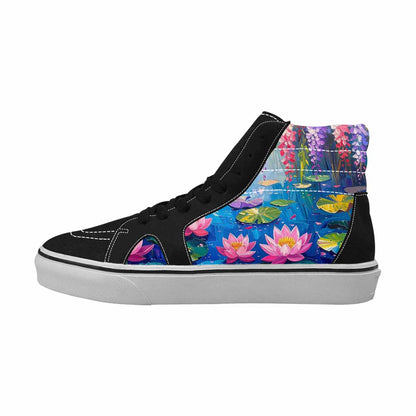WOMEN'S Monet Full Color High Top Canvas One Of A Kind Vivid Limited Edition Sneakers