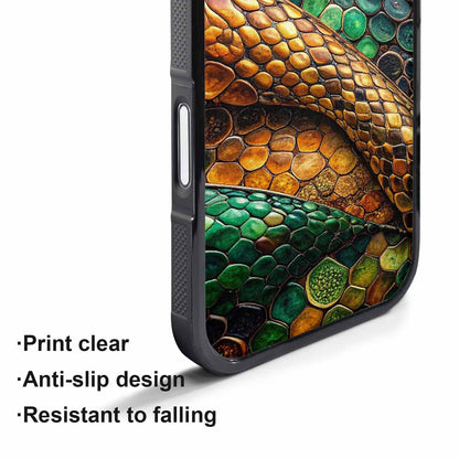 iPhone 17 Air Case — Small Snake Skin Reptile Scale Original, Custom Art Phone Cover