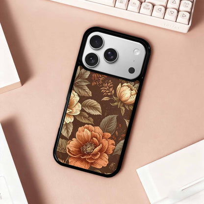 iPhone 17 Pro Case — Vintage Botanical Art Pattern Floral, Personalized Phone Case