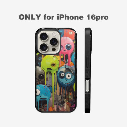 iPhone 16 Pro Case — Aliens Camomelting Aliens Patt Fgd, Customized Protective Case