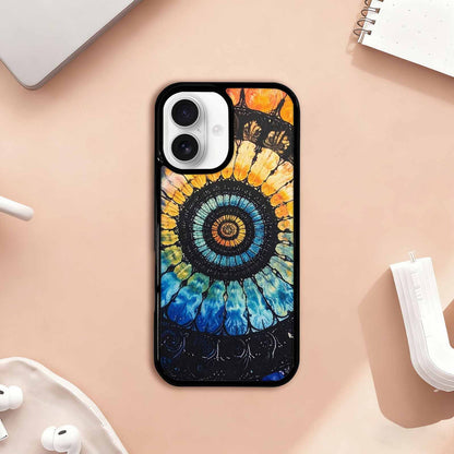 iPhone 17 Case — Tie Dye Swirls (black Tie Dye, Custom Art Phone Cover