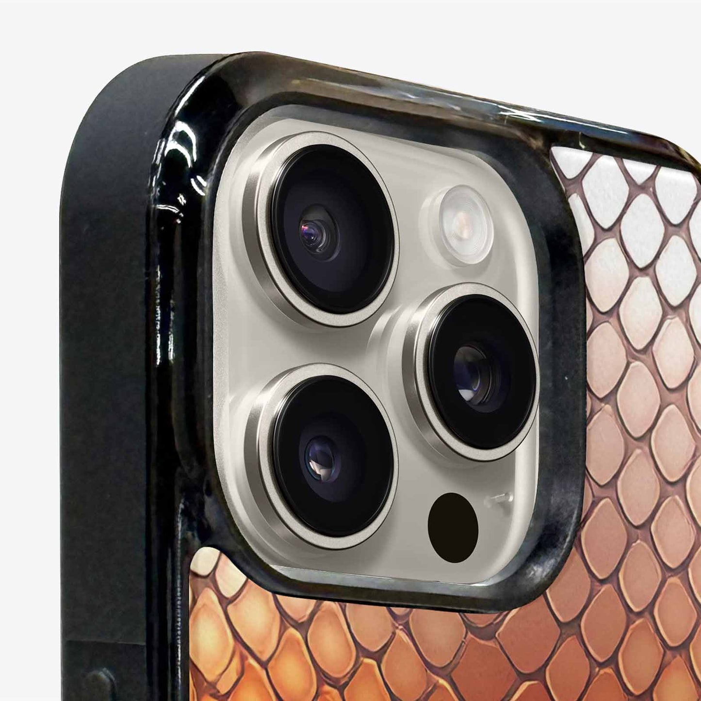 iPhone 16 Pro Case — Dark Snake Print Custom, Custom Made Phone Cover