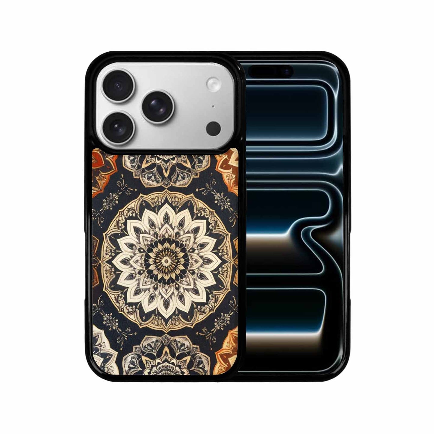 iPhone 17 Pro Case — Small Mandala Pattern Randomly Varying Floral, Custom Phone Case