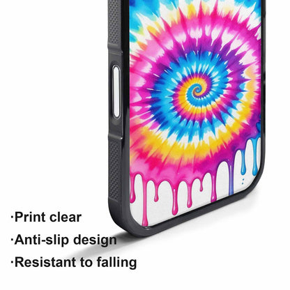 iPhone 17 Pro Max Case — Tie Dye Drip Tie Dye, Customized Protective Case