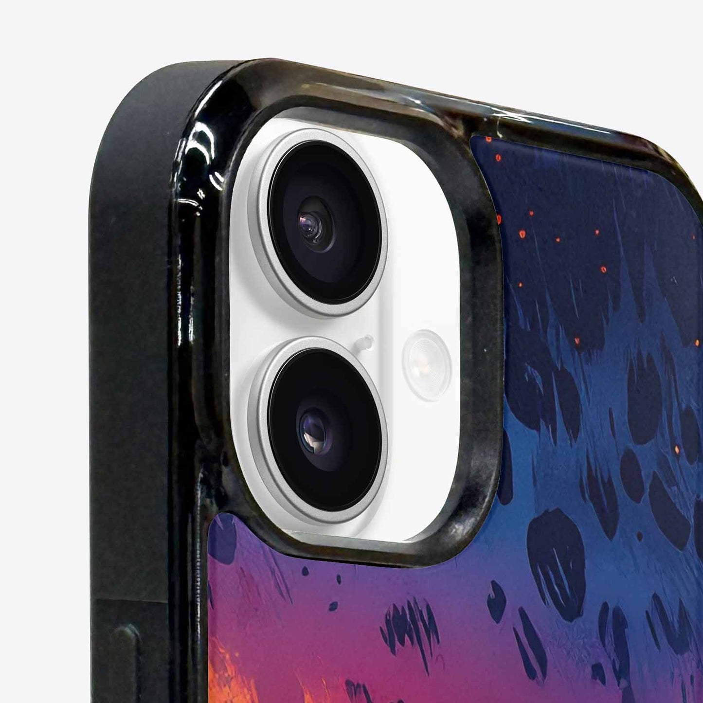 iPhone 16 Case — Leopard Print Gradient, Custom Made Phone Cover
