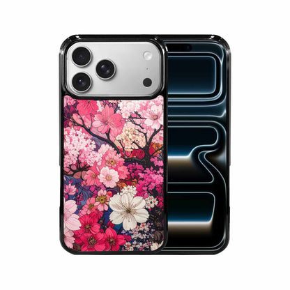 iPhone 17 Pro Max Case — Cherry Blossom Branch Pattern Original Art, Custom Print Case Cover