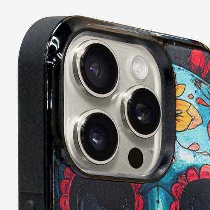 iPhone 16 Pro Max Case — Graffiti Skull Art Seamless Pattern Vibrant, Custom Designed Case Cover