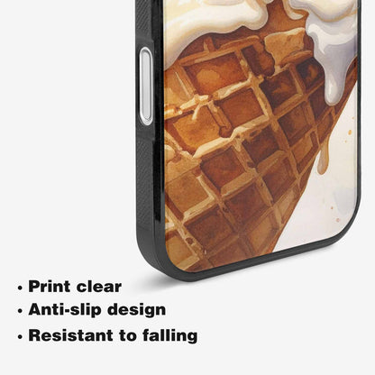 iPhone 16 Plus Case — Extreme Close Up Shot Only Drippig, Unique Phone Case Design