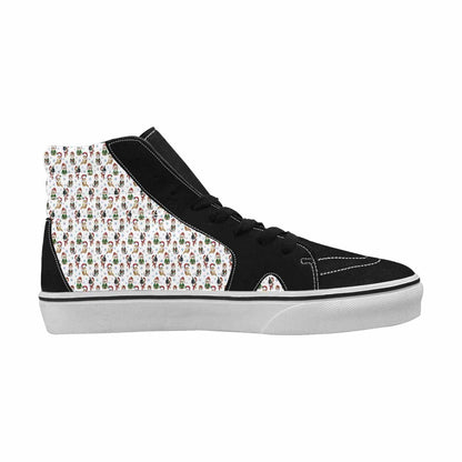 MEN'S Original Design High Top Canvas Grunge Custom Shoes