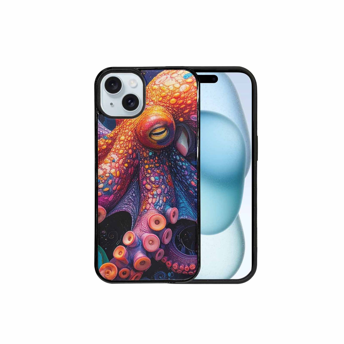 iPhone 15 Plus Case — Octopus Tentacle Octopus Tentacle Pattern Hundreds, Custom Print Case Cover