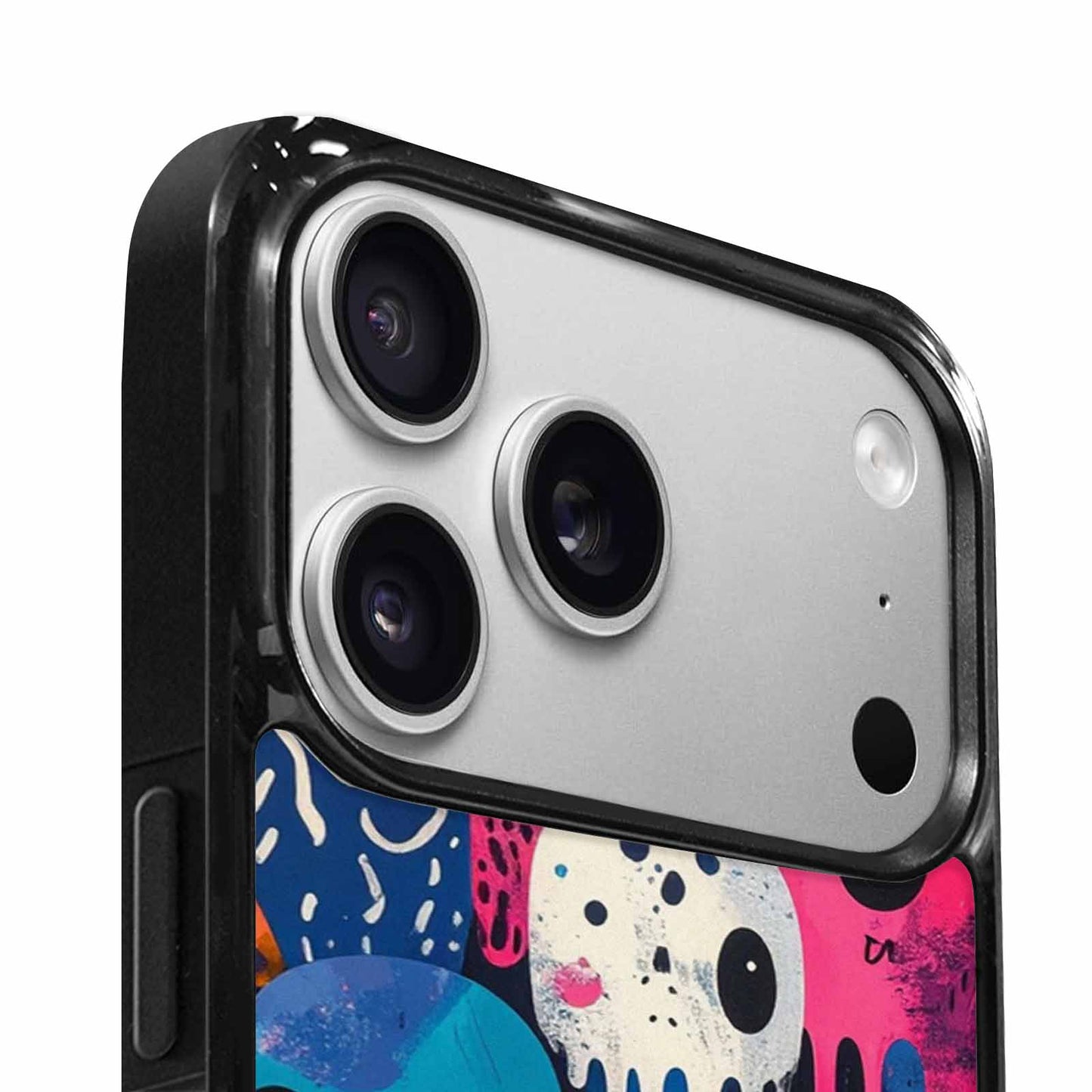 iPhone 17 Pro Case — Melting Aliens Pattern Hundreds Of Alien, Unique Phone Case Design