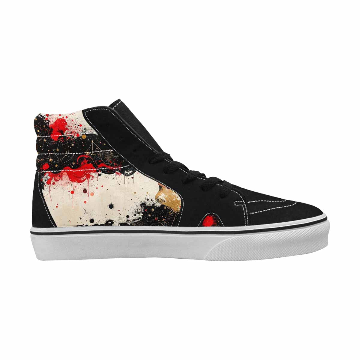MEN'S Zodiac Constellation High Top Canvas Neon Fantasy Shoes
