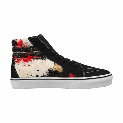 MEN'S Zodiac Constellation High Top Canvas Neon Fantasy Shoes