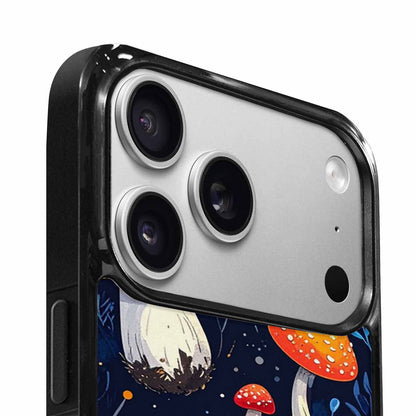 iPhone 17 Pro Case — Vivid Winter Mushroom Seamless Cartoon Cute, Custom Print Case Cover