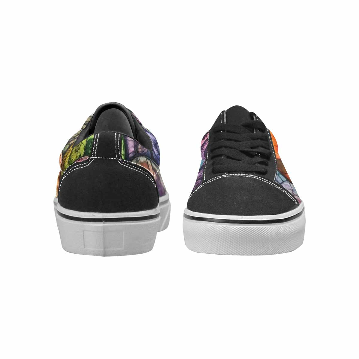 WOMEN'S Tie Lace-Up Canvas Dark Academia Custom Sneakers