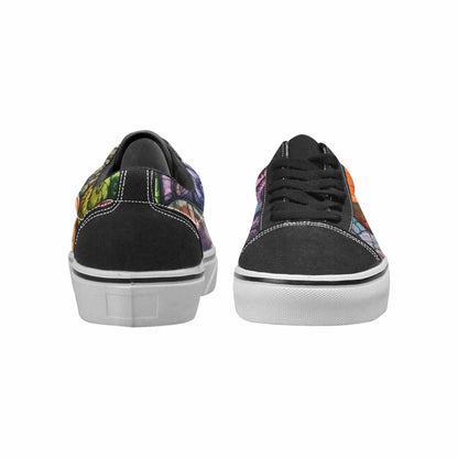 WOMEN'S Tie Lace-Up Canvas Dark Academia Custom Sneakers