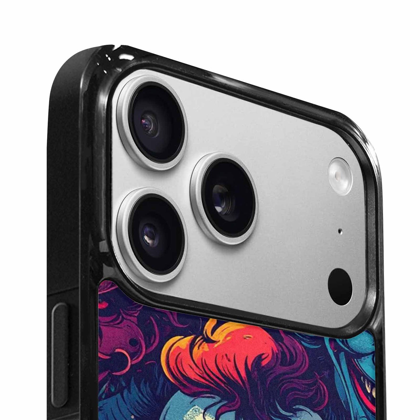 iPhone 17 Pro Max Case — Evil Clowns Heads Faces Cartoon Cute, Custom Printed Phone Case