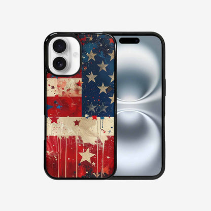 iPhone 16 Case — Patriotic Stars And Stripes American Stars, Custom Phone Case