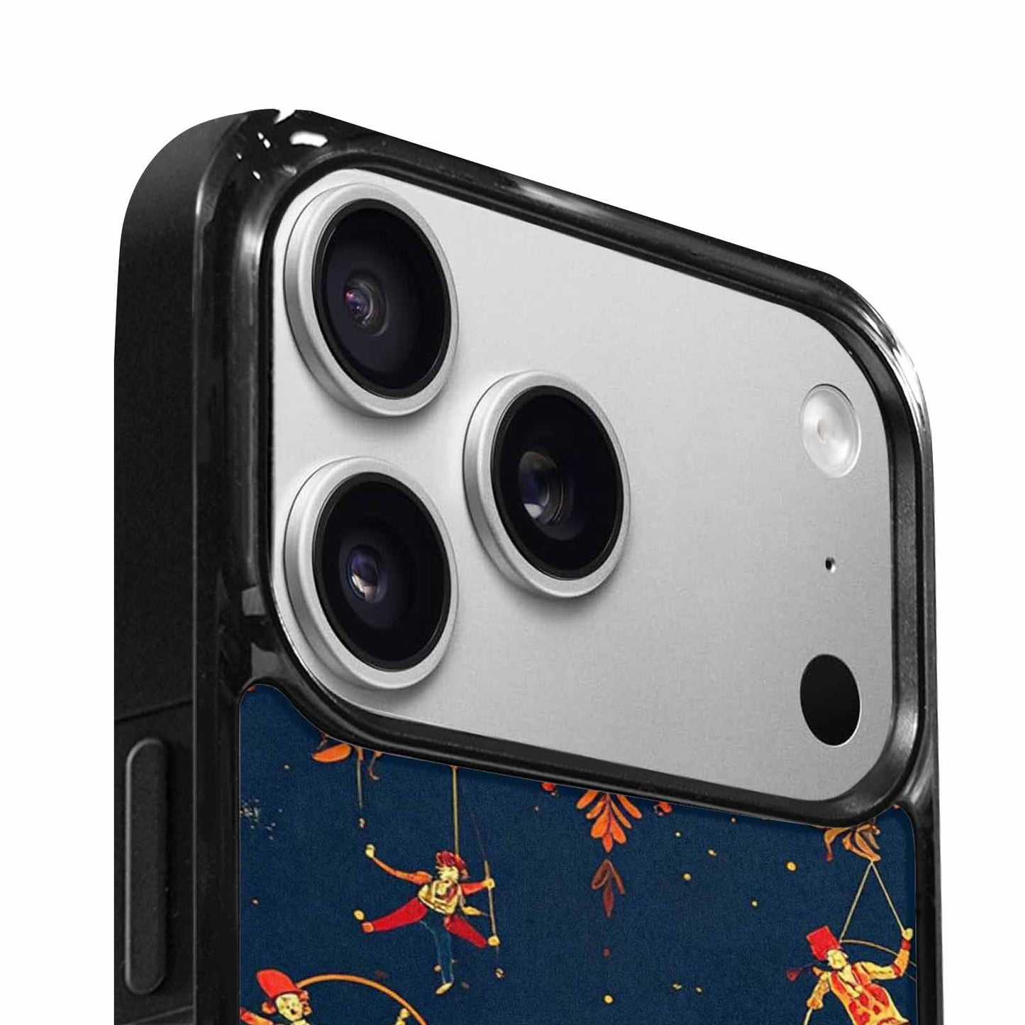 iPhone 17 Pro Max Case — Vintage Circus Art Pattern Retro Vintage, Custom Phone Case