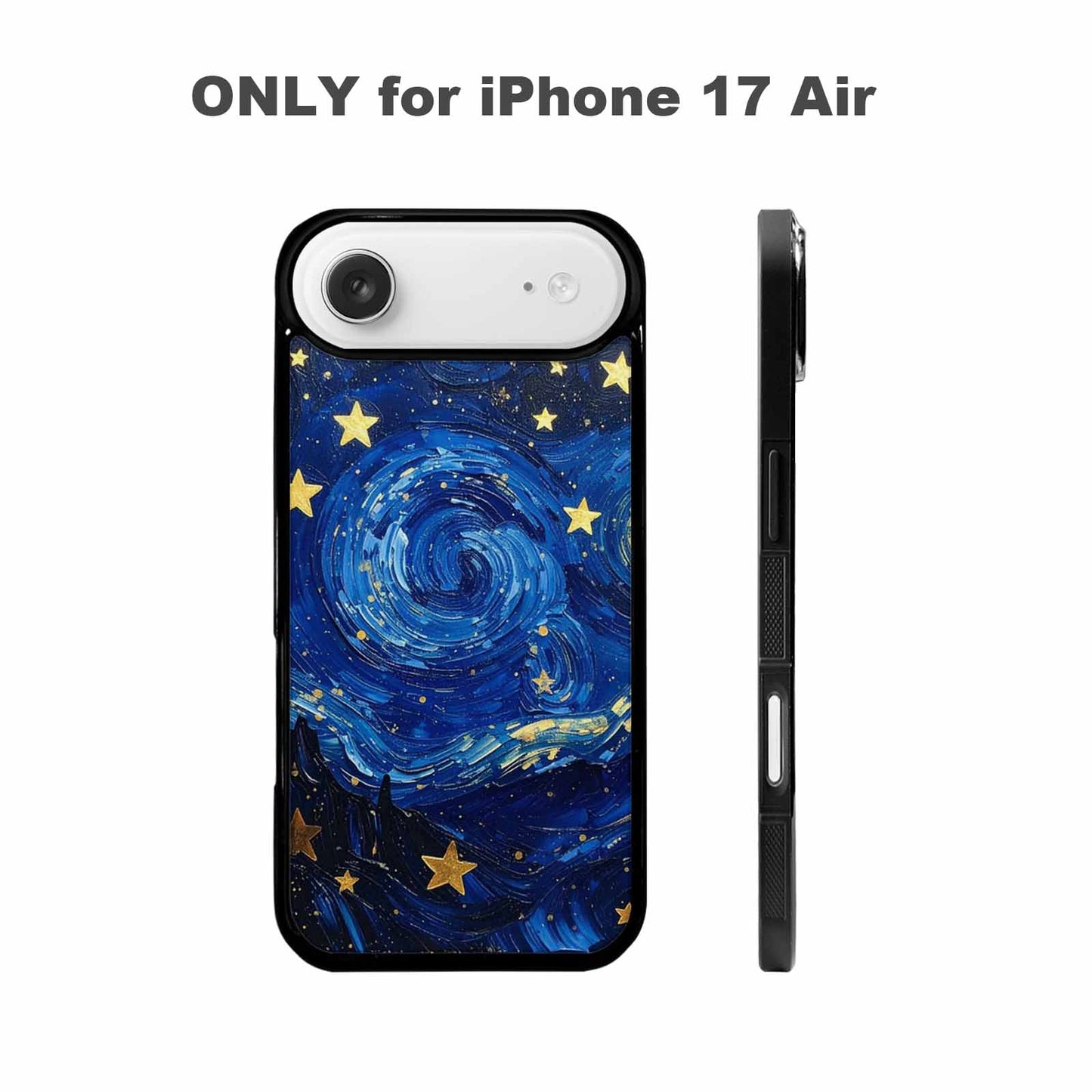 iPhone 17 Air Case — Starry Night Galaxy Space, Custom Art Phone Cover