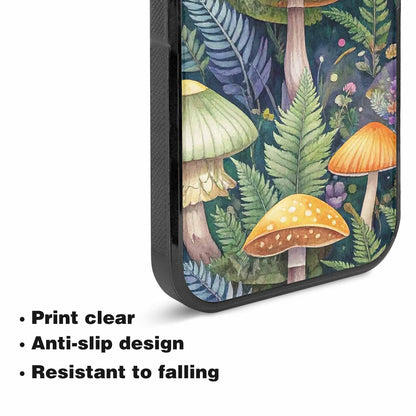 iPhone 15 Plus Case — Mushrooms Botanicalmushrooms P, Custom Print Case Cover