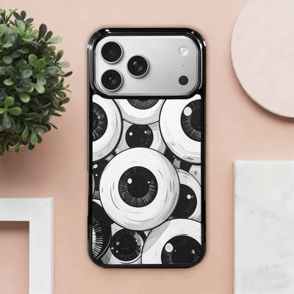 iPhone 17 Pro Max Case — Googly Cartoon Eyeballs Cartoon Cute, Custom Phone Case