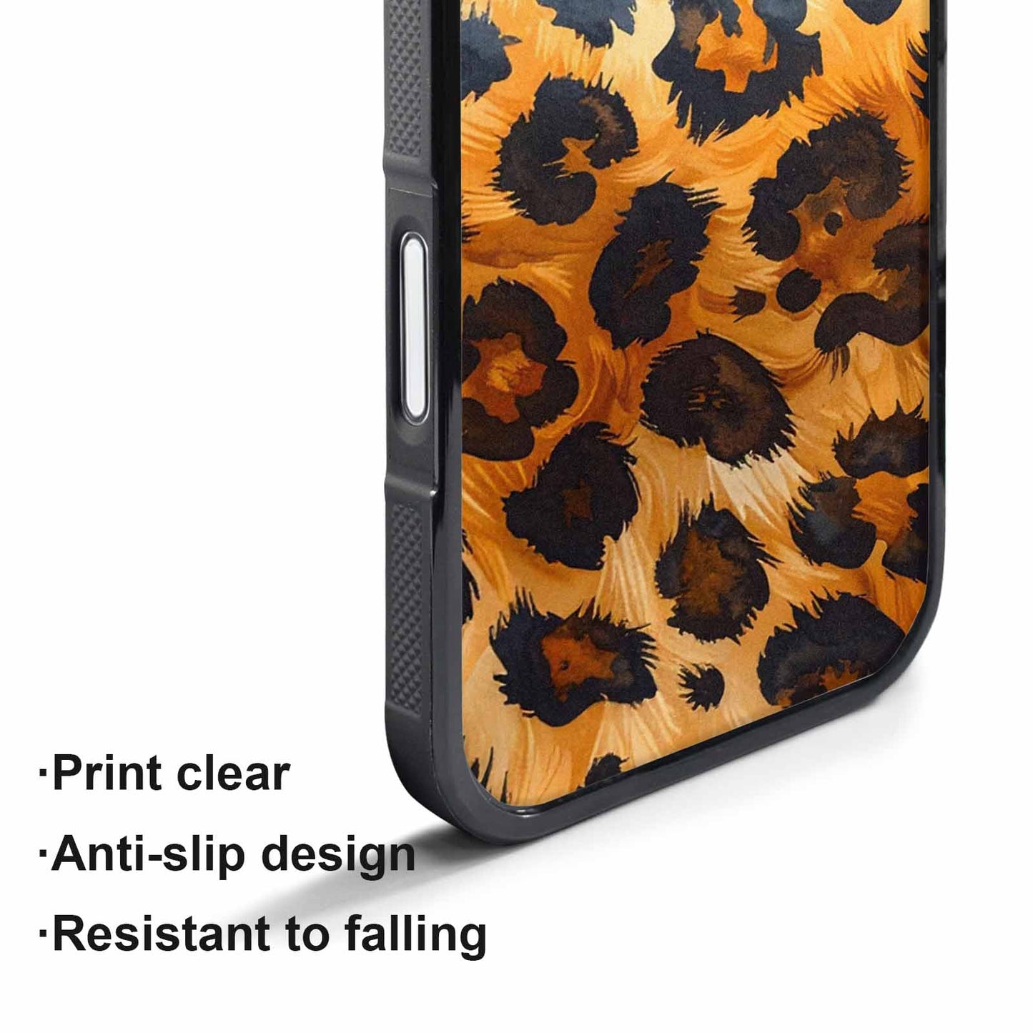 iPhone 17 Air Case — Leopard Soft Airbrush Gradient Animal Print, Personalized Phone Case