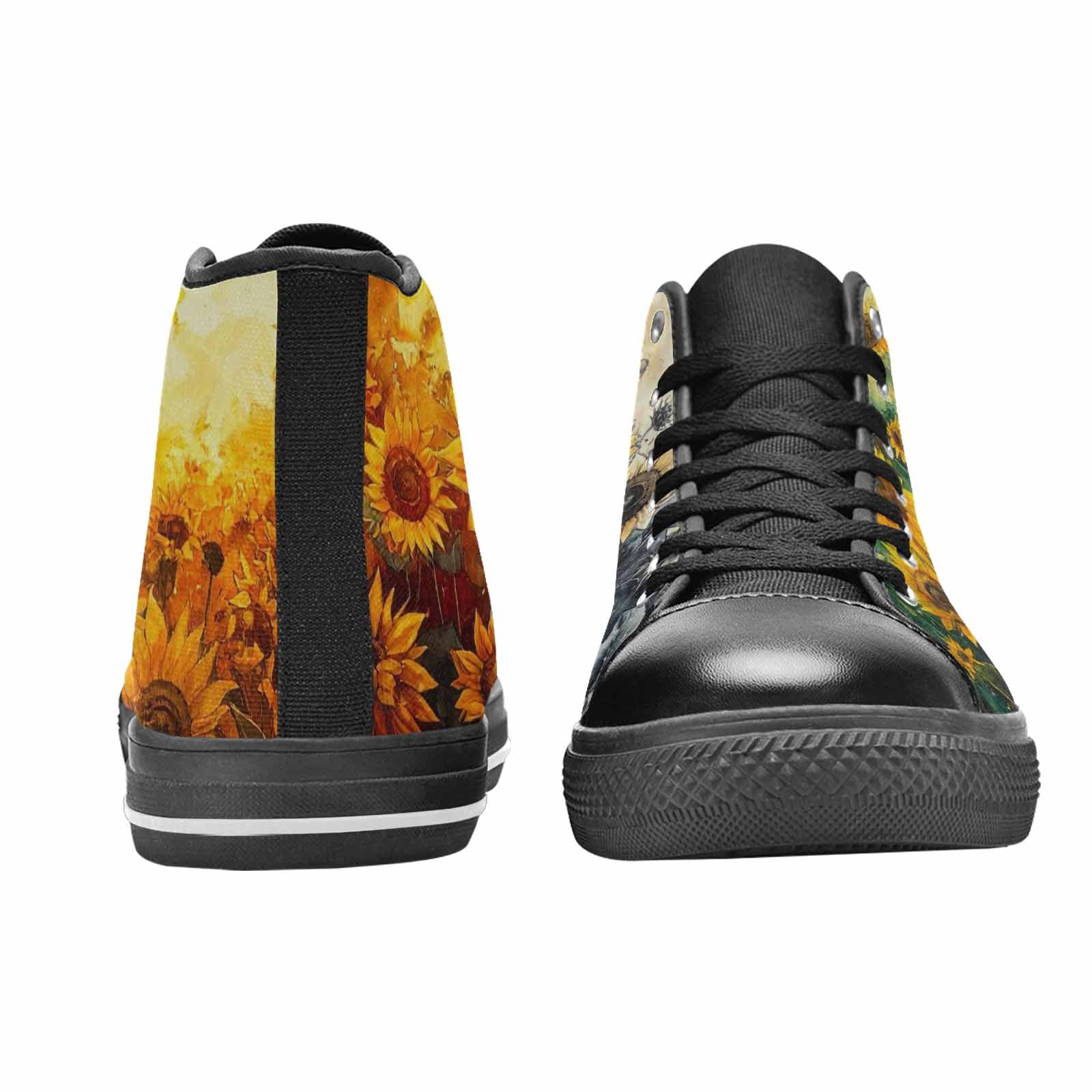 MEN'S Blend Melt Them High Top Canvas Vibrant Chaos Custom Sneakers