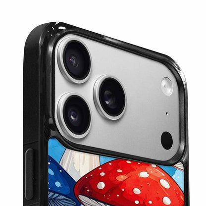 iPhone 17 Pro Case — Vivid Winter Mushroom Seamless Cartoon Cute, Custom Print Case Cover