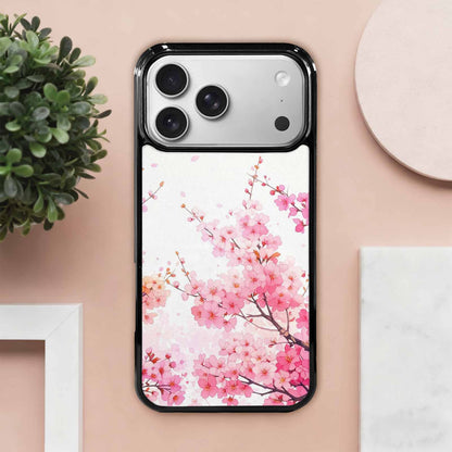 iPhone 17 Pro Max Case — Cherry Blossom Branch Cherry Original Art, Personalized Phone Case