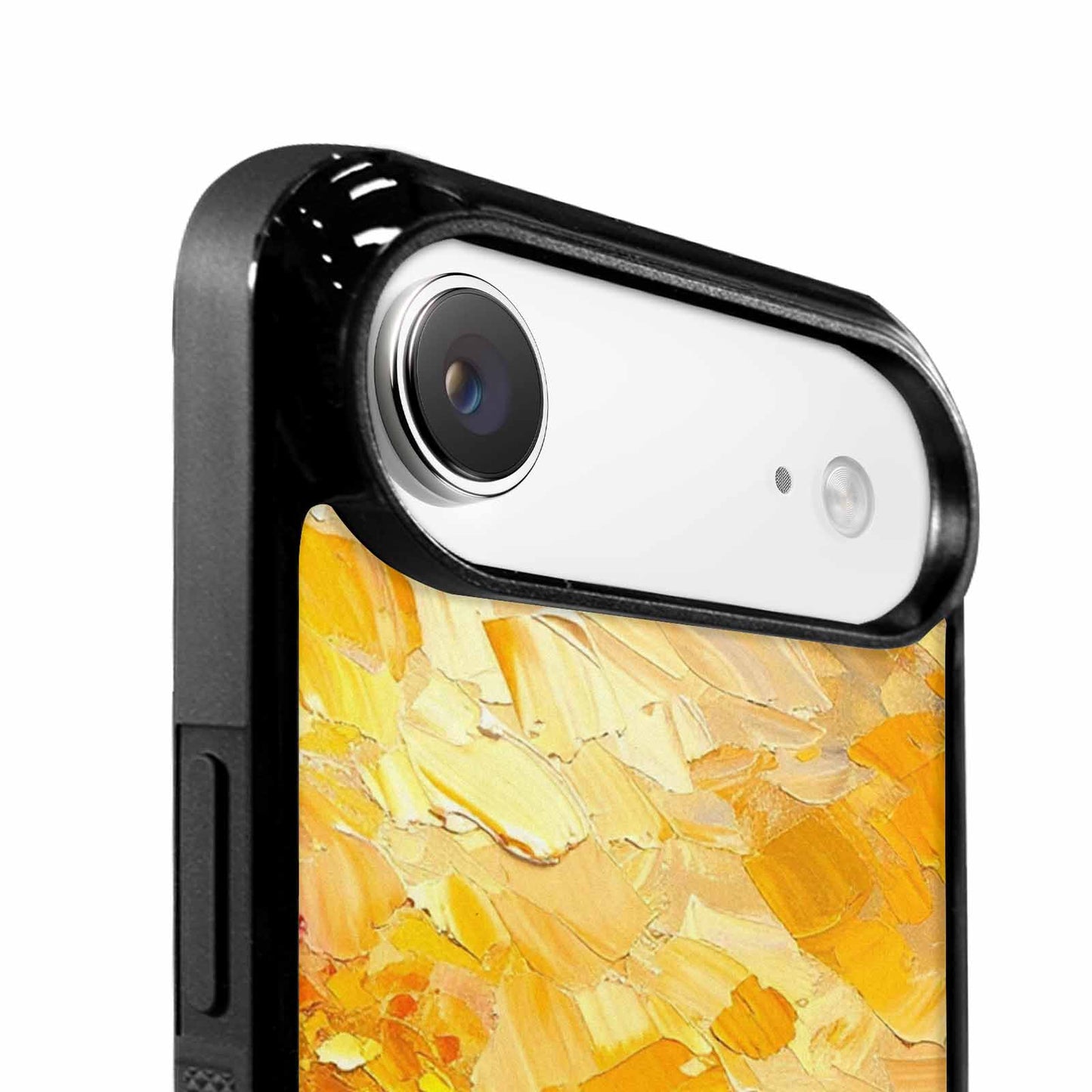 iPhone 17 Air Case — Impressionist Sunflower Brushstroke Pattern Hundreds Floral, Custom Made Phone Cover