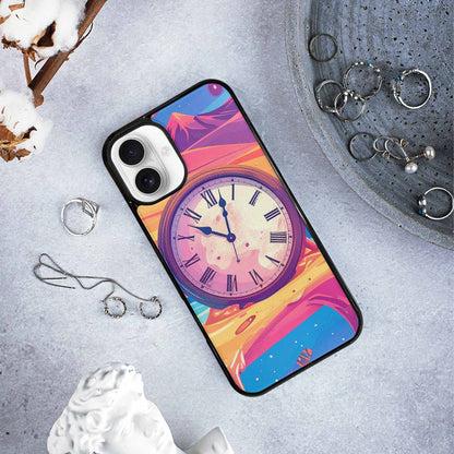 iPhone 16 Plus Case — Salvadore Dali Surrealist Dreamscape Pattern Melting, Customized Protective Case