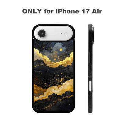 iPhone 17 Air Case — Seamless Repeating Pattern Of Overlapping Galaxy, Personalized Phone Case