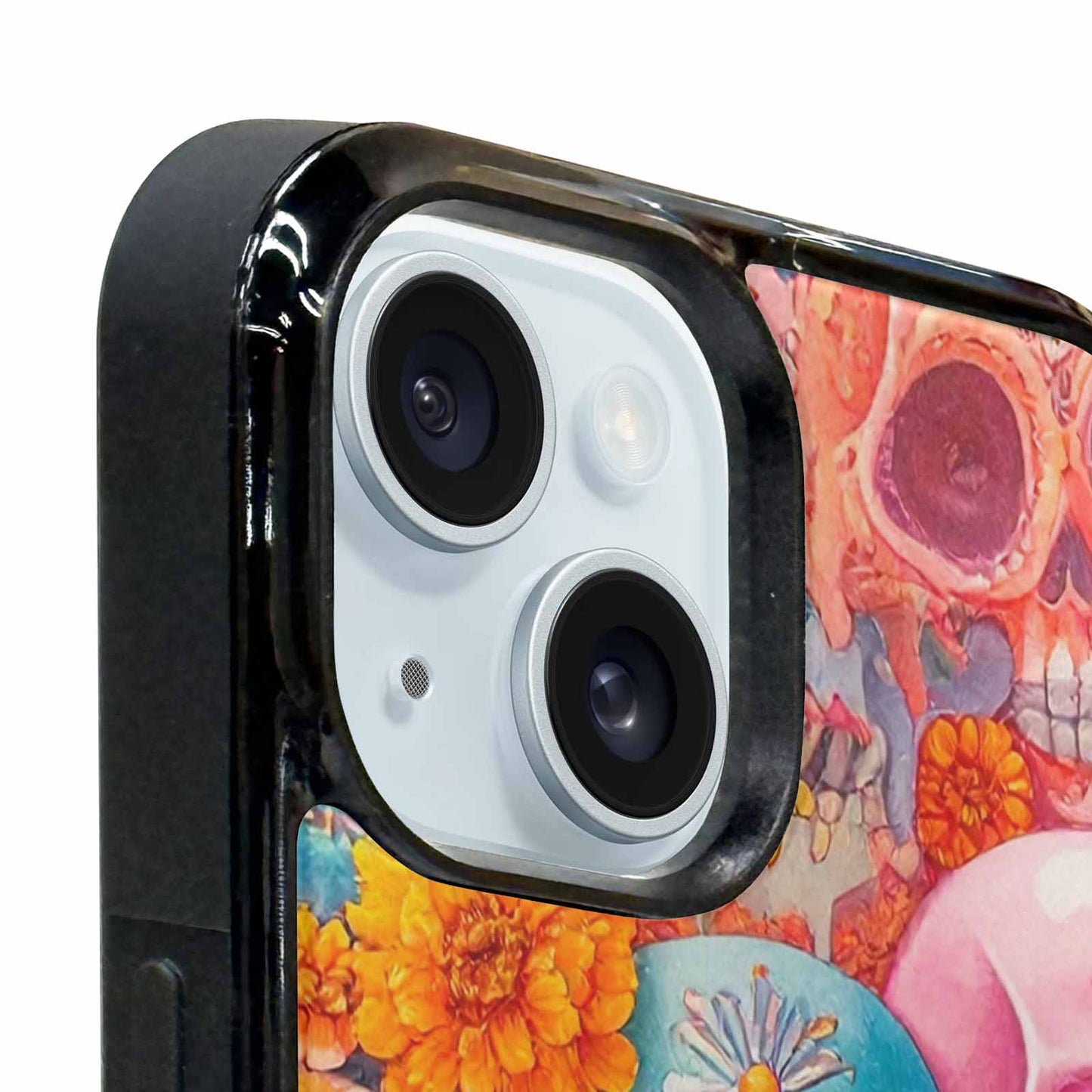 iPhone 15 Case — Sugar Skullsmelting Sugar Skulls, Custom Designed Case Cover