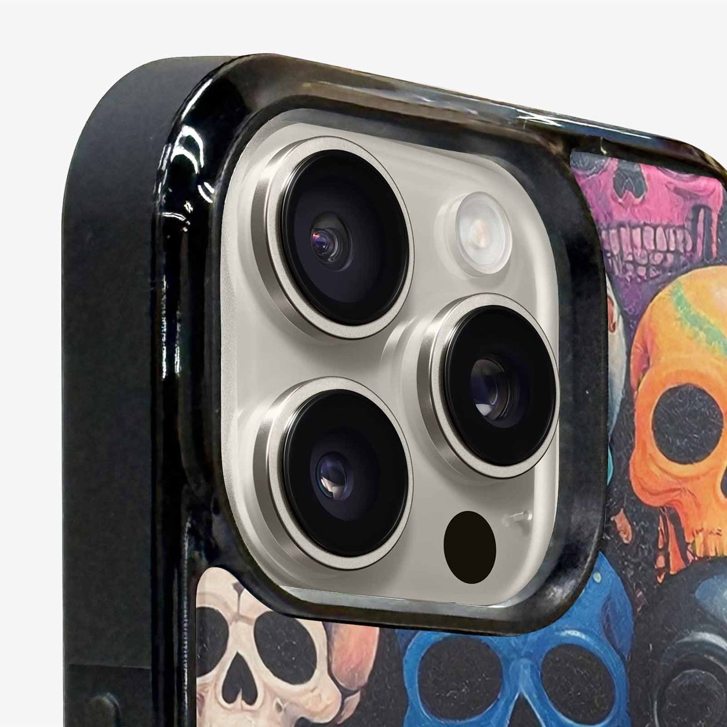 iPhone 16 Pro Case — Skulls General Skulls Pattern, Custom Printed Phone Case