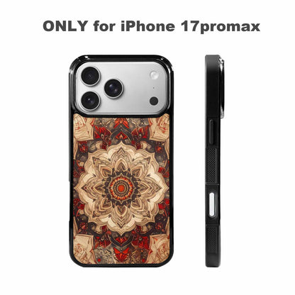iPhone 17 Pro Max Case — Small Mandala Pattern, Randomly Floral, Original Design Phone Case