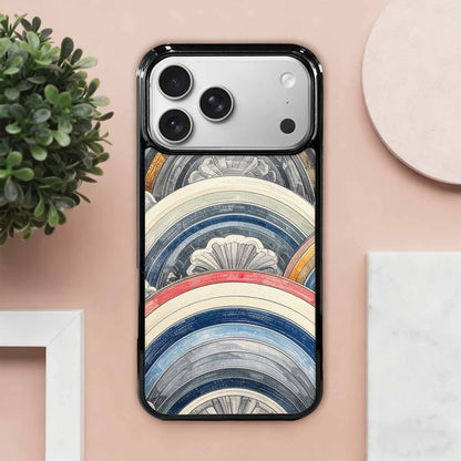 iPhone 17 Pro Max Case — Hand Drawn Damask Original Art, Custom Phone Case