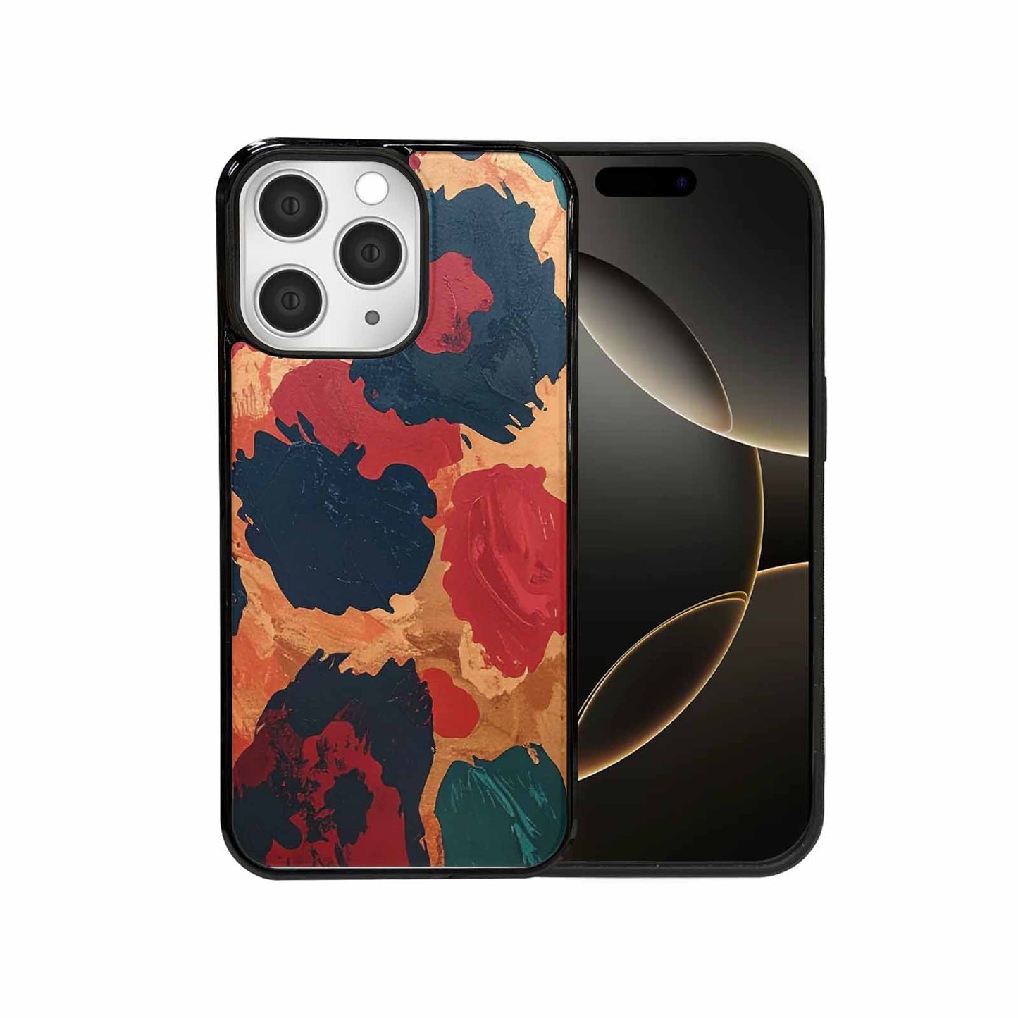 iPhone 15 Pro Max Case — Leopard Wallpaper Print Custom, Custom Art Phone Cover