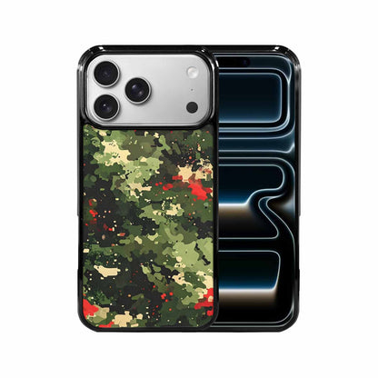 iPhone 17 Pro Max Case — Small Military Camouflage Blotch Camo, Personalized Phone Case