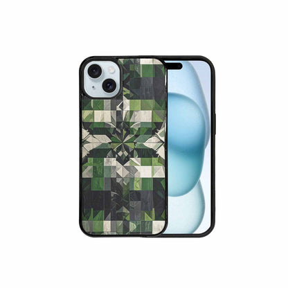 iPhone 15 Plus Case — Aromantic Flag Color Theme Small Rainbow, Custom Art Phone Cover
