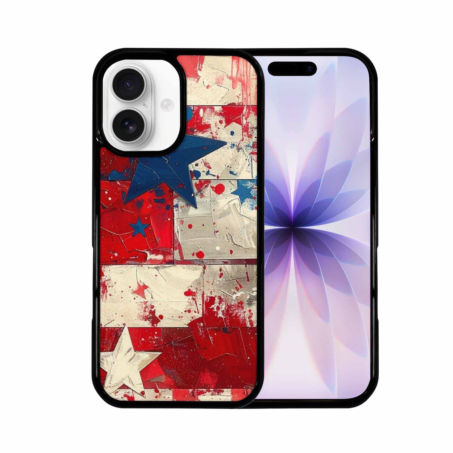 iPhone 17 Case — Patriotic Stars And Stripes Galaxy Space, Custom Art Phone Cover