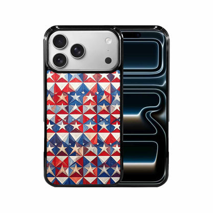 iPhone 17 Pro Max Case — Small American Flag Stars Galaxy Space, Customized Protective Case
