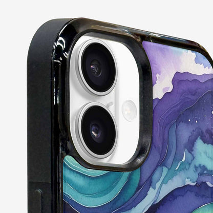 iPhone 16 Case — Galaxy Aurora Nebula, Personalized Phone Case