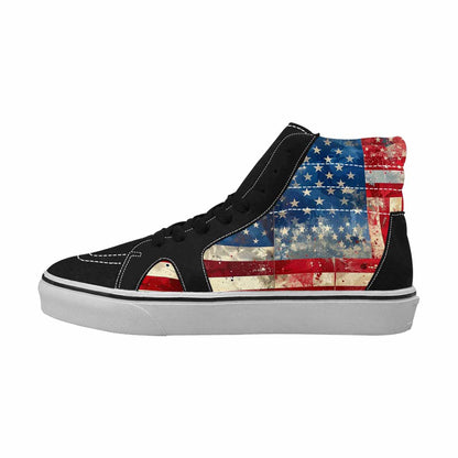 WOMEN'S American Flag Stars High Top Canvas Dreamcore Shoes