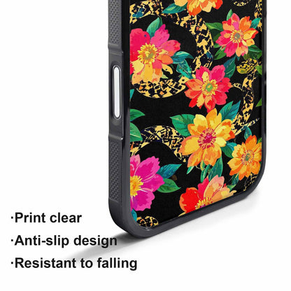 iPhone 17 Pro Max Case — Snakes Print Floral Seamless Floral, Customized Protective Case