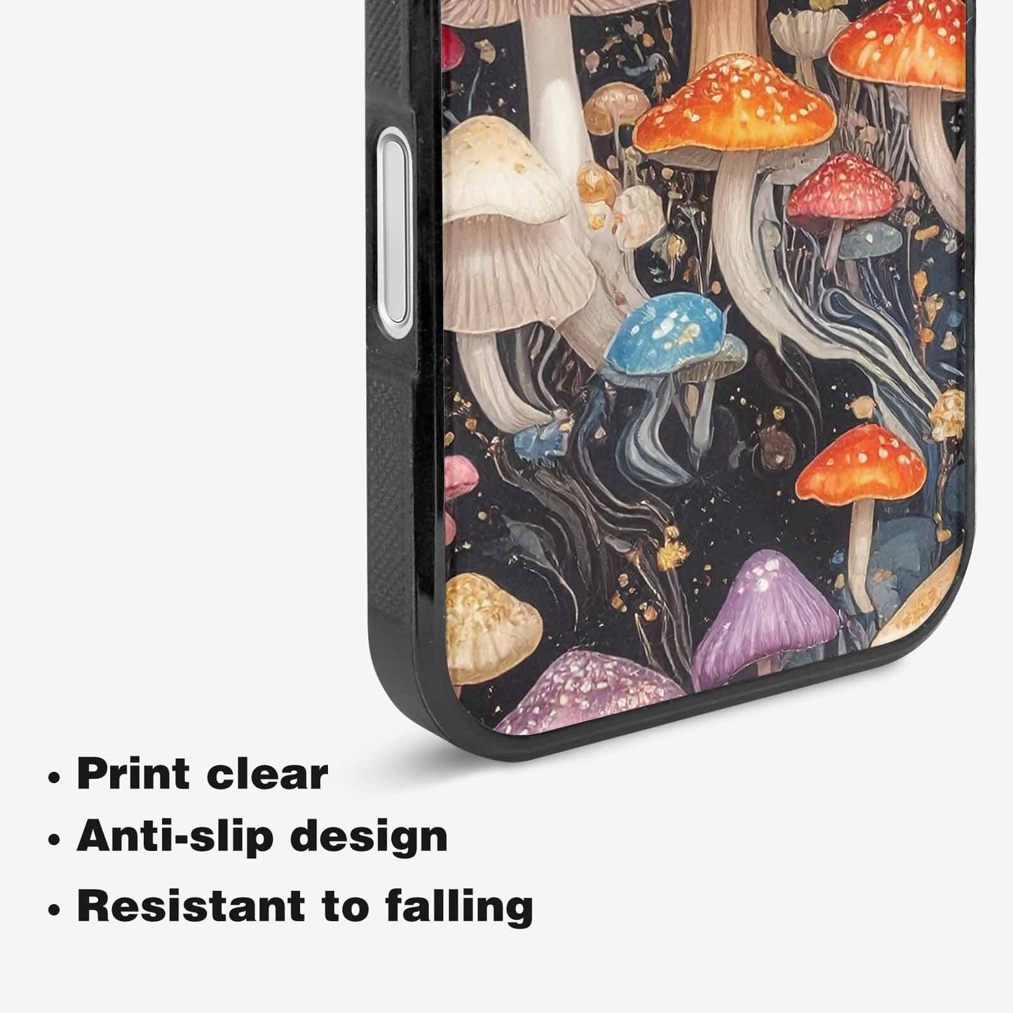 iPhone 16 Plus Case — Mushrooms Pattern Hundreds Of, Original Design Phone Case