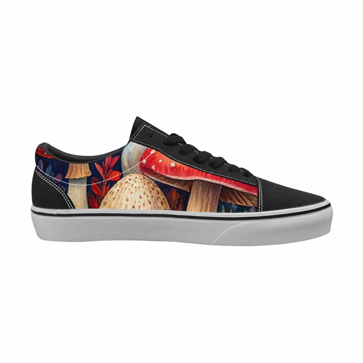 WOMEN'S Mushrooms Lace-Up Canvas Y2K Custom Shoes